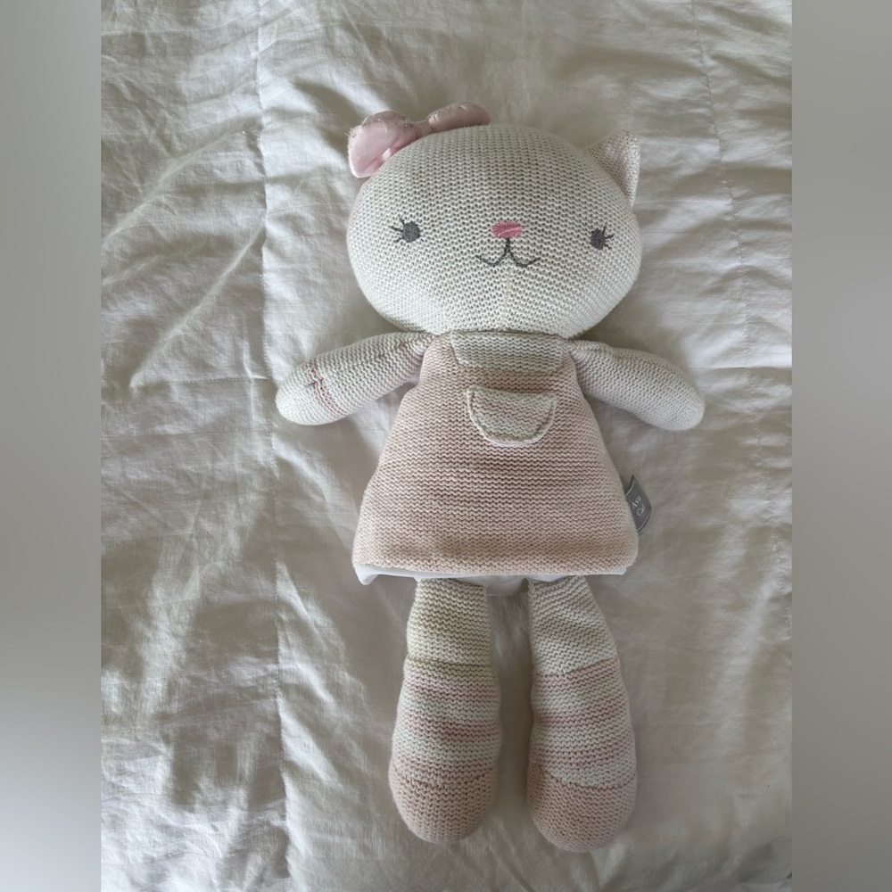 Living Textiles Baby Ava kitty cat Plush 
L